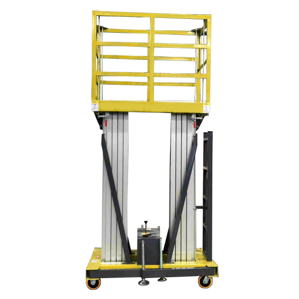 Single Mast Aluminum Alloy Lifting Platform