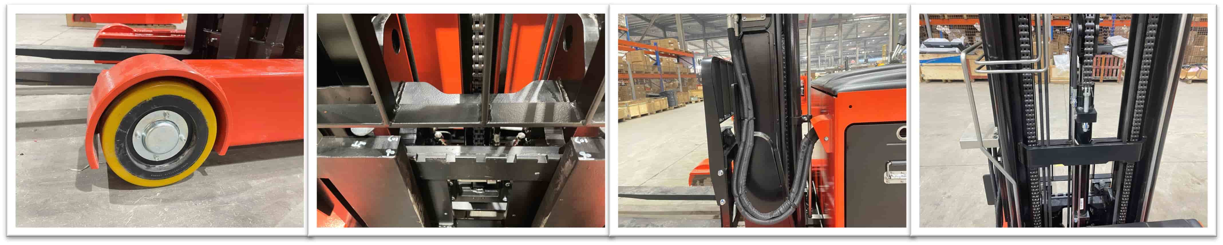 Narrow Aisle Counterbalance Reach Stacker Truck