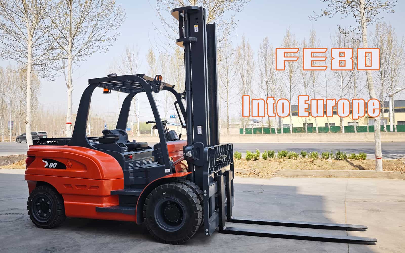 Entering the European Market, ZoNuo FE80 Electric Counterbalance Forklift Makes Its Debut