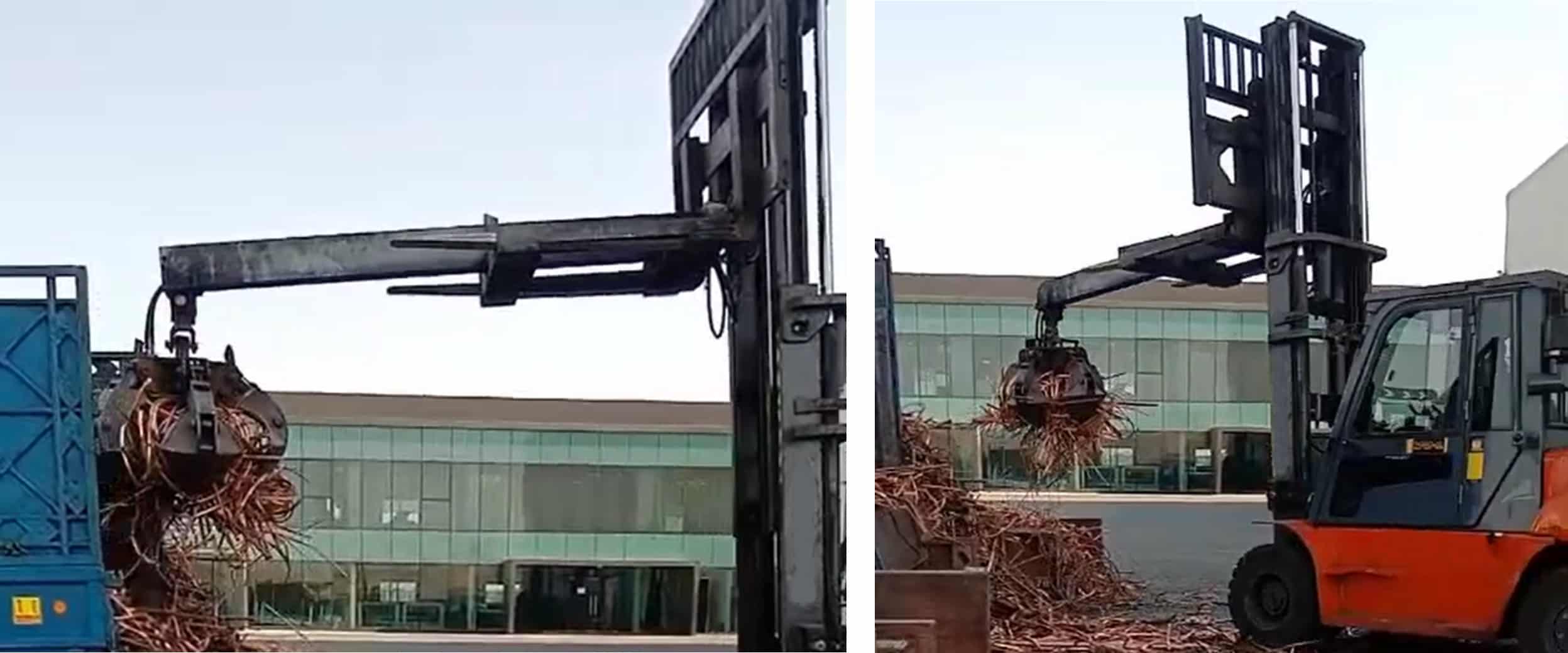 Diesel Forklift With Grapple