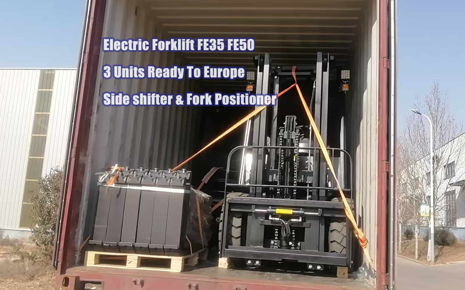 ZoNuo Electric Counterbalance Forklifts Exported To Europe, Penetrating The High-End Market With Hardcore Strength