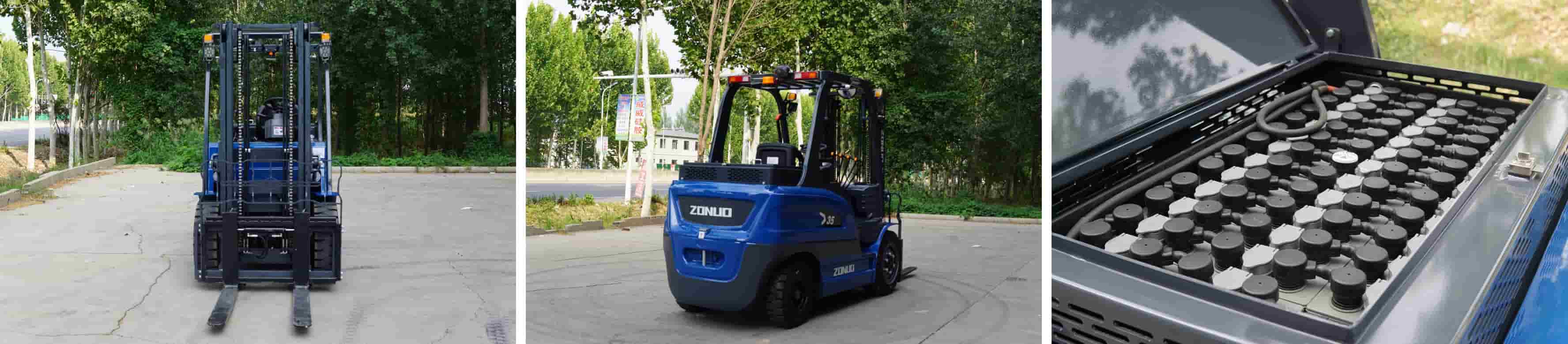 Small Electric Battery Powered Forklift