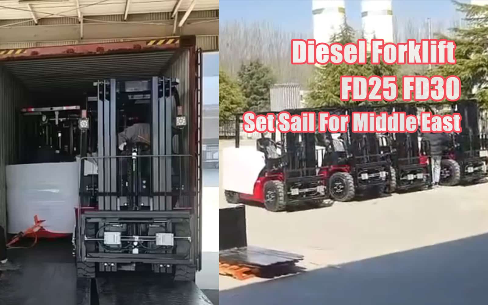 ZoNuo Diesel Forklifts Set Sail For Middle East: Quality And Trust Paint A New Chapter In Global Expansion