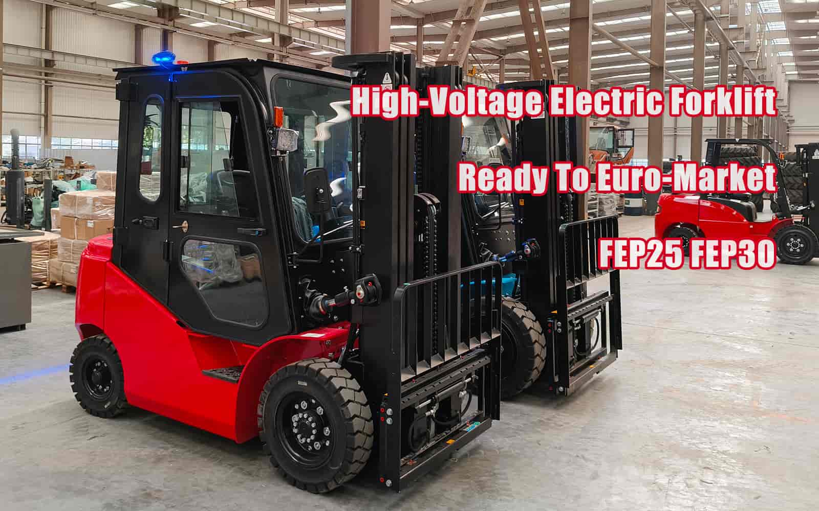 ZoNuo High-Voltage Lithium Battery Electric Forklifts Head To Europe, Gaining International Market Recognition