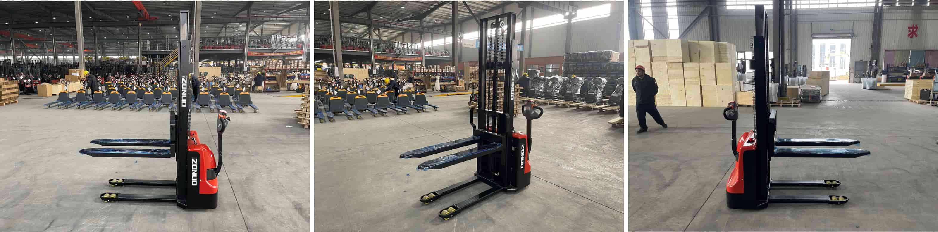 1000kg Electric Pallet Stacker Truck