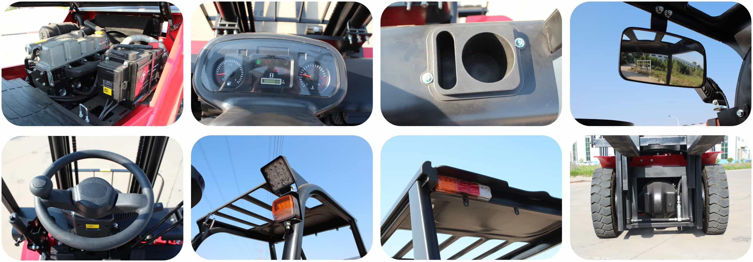 5000lb Diesel 4 Wheel Forklift Truck 5000lb Diesel 4 Wheel Forklift Truck