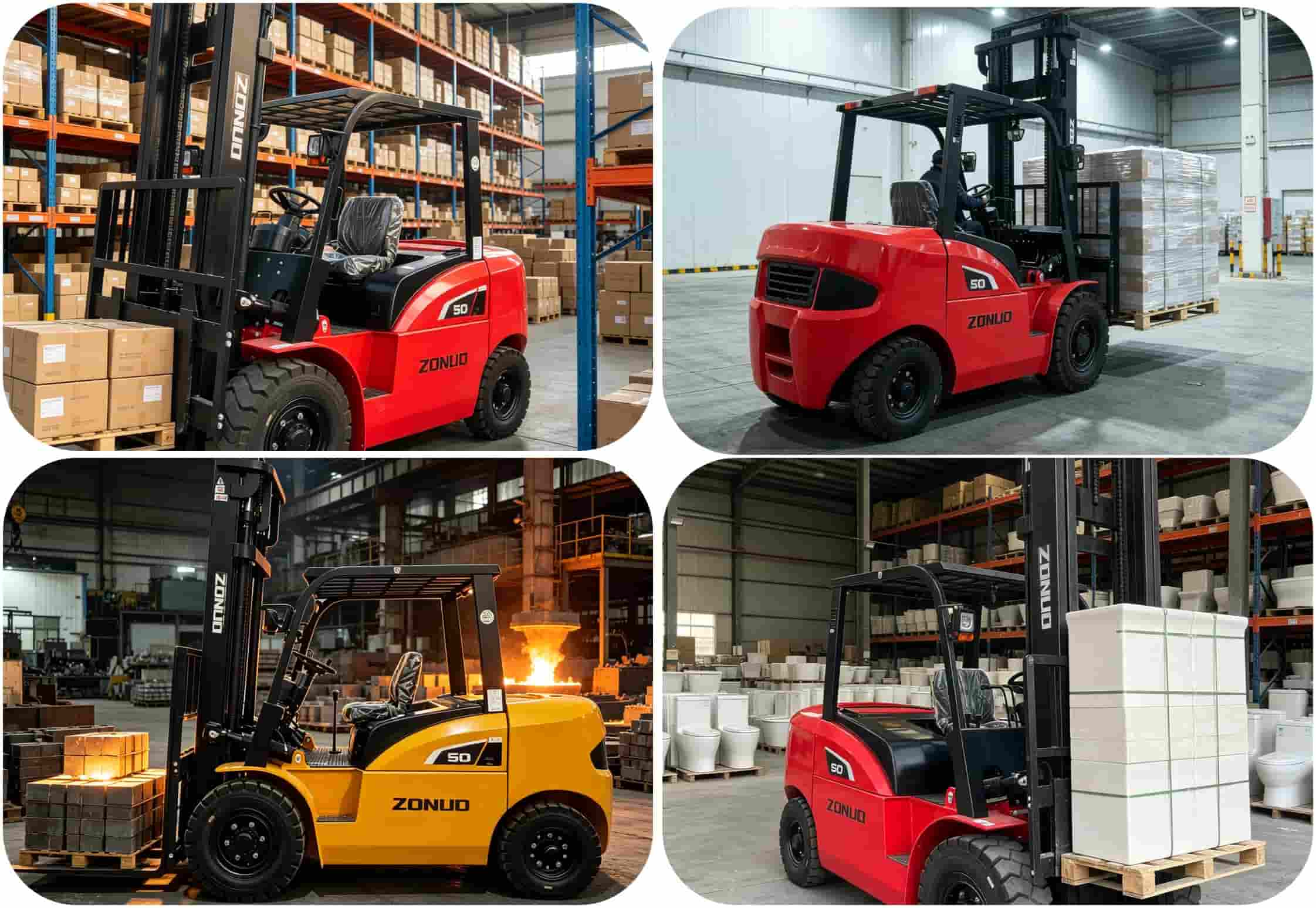 5t Construction Diesel Forklift With Side Shift 5t Construction Diesel Forklift With Side Shift