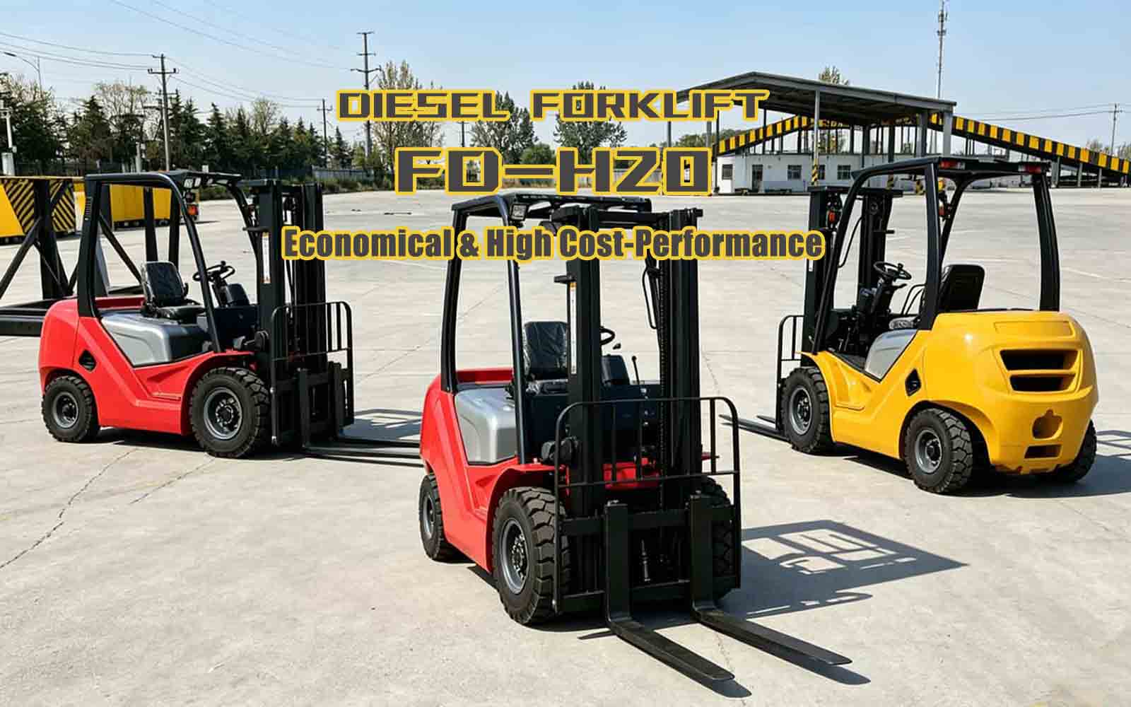 2 Ton Economical Diesel Forklift | Low Cost Material Handling Forklift For Warehouse