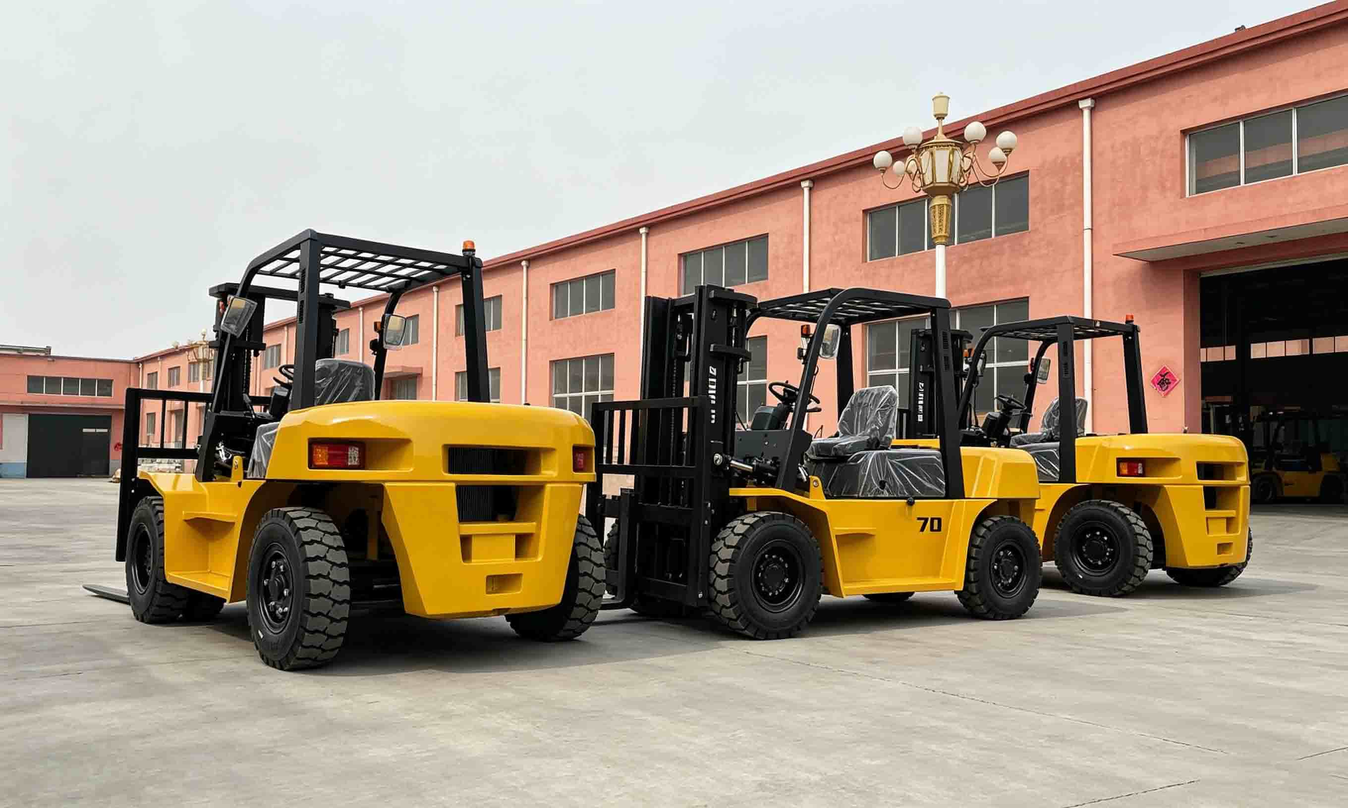 Big Tonnage Diesel Forklift Truck 7 Ton Big Tonnage Diesel Forklift Truck 7 Ton