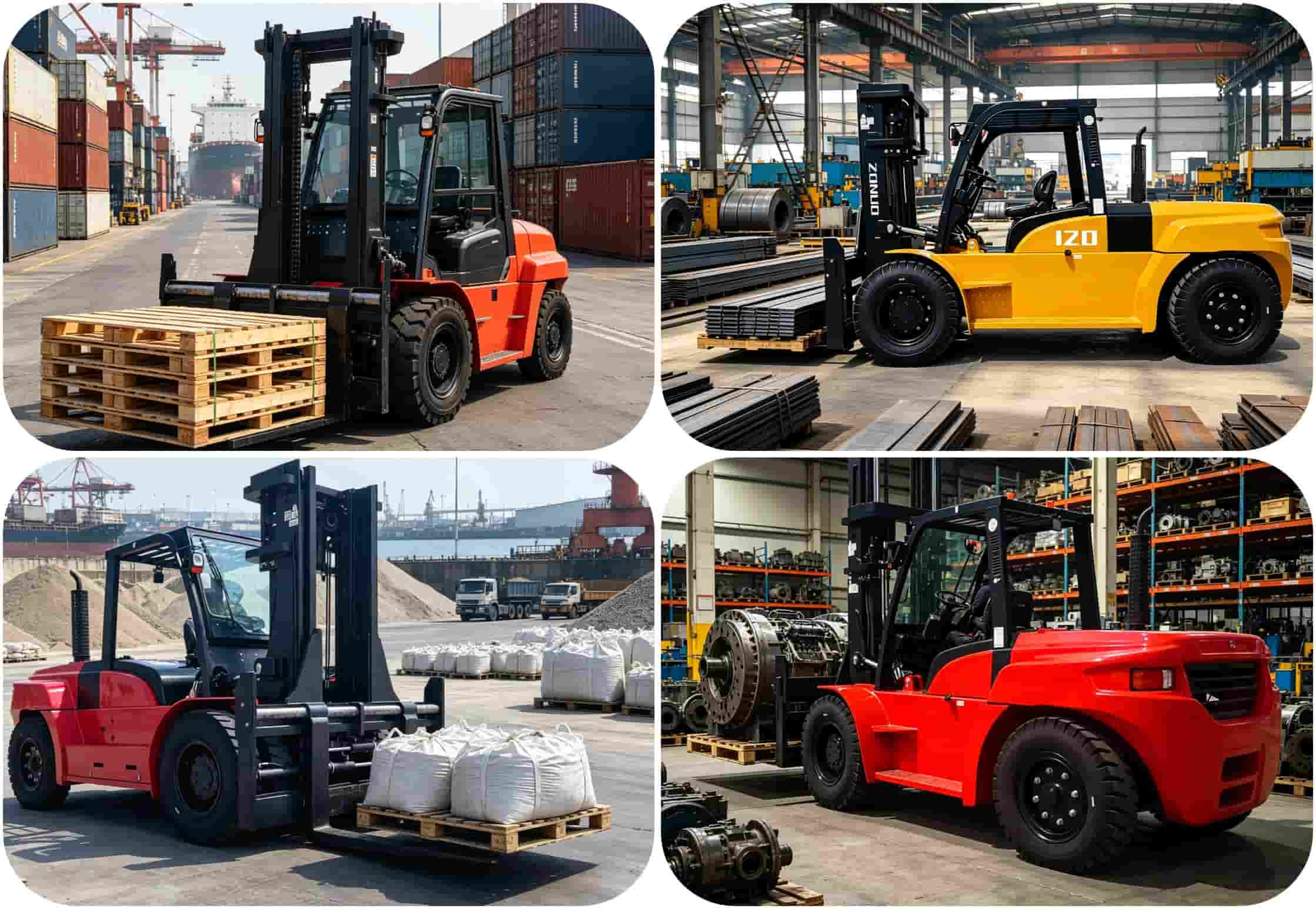 12 Ton Diesel Forklift Truck With Cabin 12 Ton Diesel Forklift Truck With Cabin